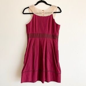 ANTHROPOLOGIE FLOREAT DRESS SIZE 6 MINT